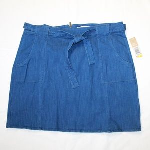 Rachel Roy Curvy Collection Denim Skirt 18W